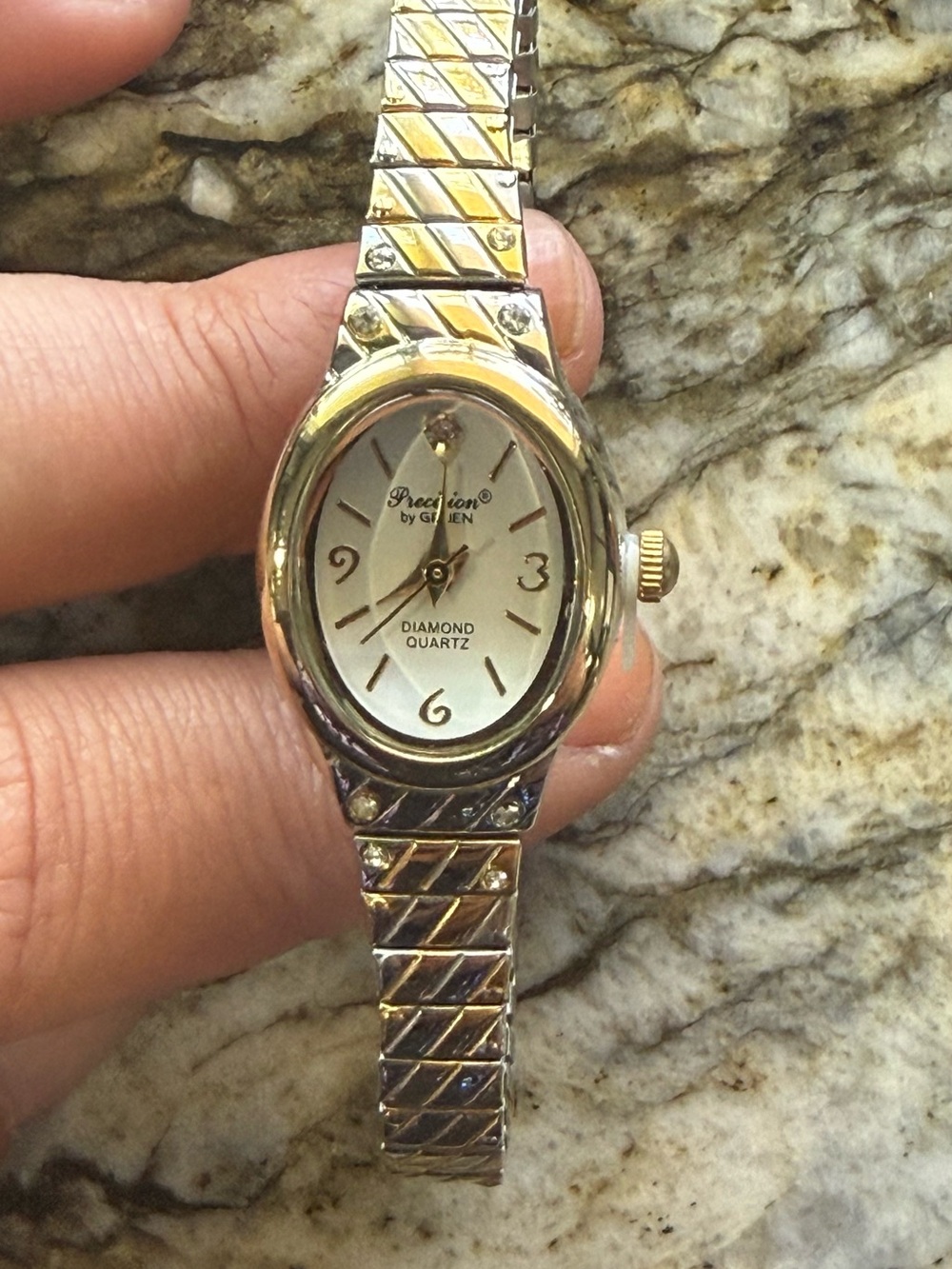 Women’s, Gold, Tone, &, Silver, Tone, Precision, Bengal, Watch